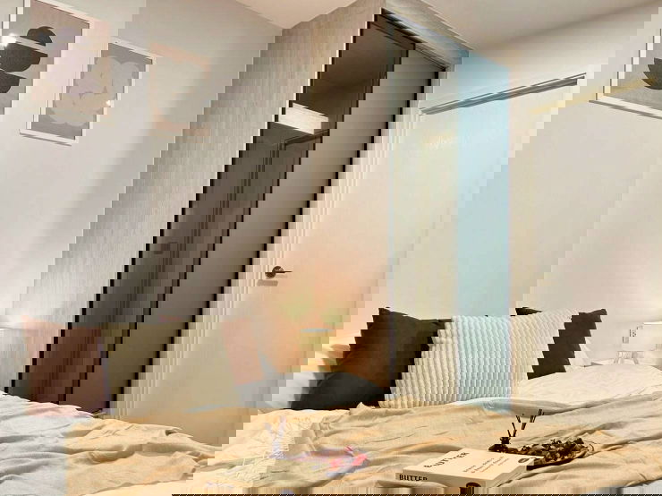 รูป ห้องใหญ่ อาคาร D ชั้น 3 Atmoz Kanaal Rangsit แต่งสวย พร้อมอยู่ - รูปที่ 2/8