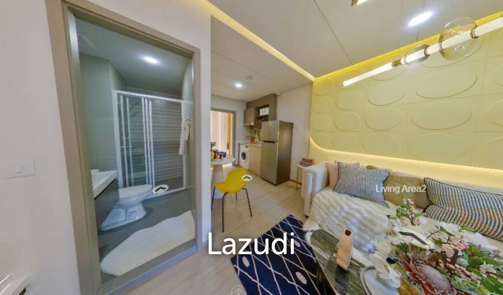 picture 26 sqm modern 1 bedroom condo on high floor in Phra Khanong Bangkok - 2/8