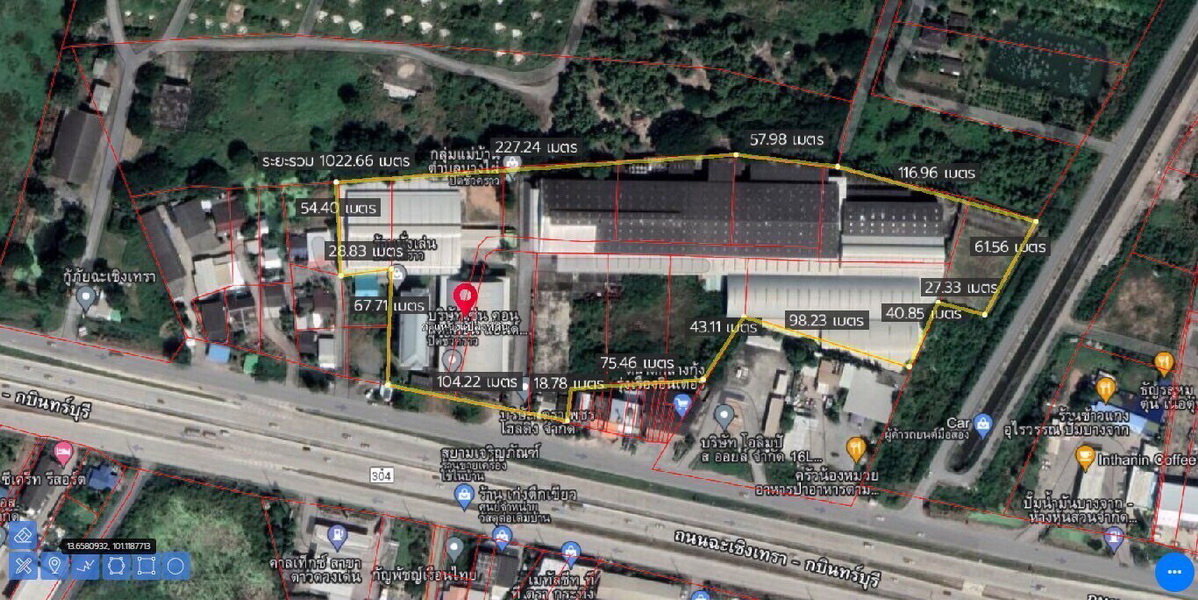 รูป ขายโรงงาน ขนาดเนื้อที่ 26 ไร่ 1 งาน 39 ตร.วา หน้ากว้างประมาณ 300 เมตร ลึก 130 เมตร ติดทางหลวงหมายเลข 304 (สายฉะเชิงเทรา-พนมสารคาม-กบินทร์บุรี) - รูปที่ 10/11