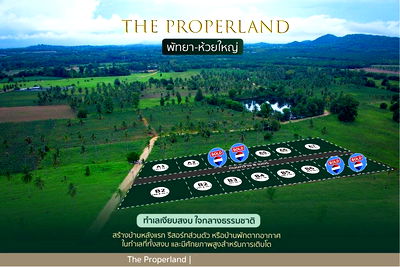 Houses for sale Bang Lamung Chonburi : [920311006-333] Land for sale, The Properland Pattaya-Huai Yai project