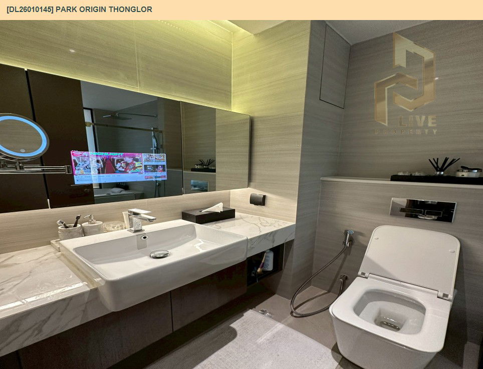 picture DL26010145 Condo for rent, PARK ORIGIN THONGLOR near BTS Thong Lo, ready to move in, call urgently 0614453194 LineID @162cjixi - 10/10