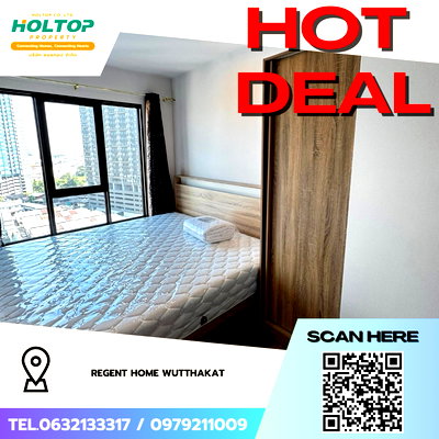 Condos for rent : #Z4001💥 070169 🔥 Condo for Rent: Regent Home Wutthakat