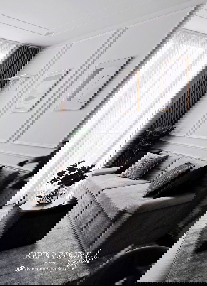 picture 🟠For Rent River view and Corner Unit - 2 Bedroom, 49.25 Sq.m Condo at OKA Haus Sukhumvit 36 - 3/20