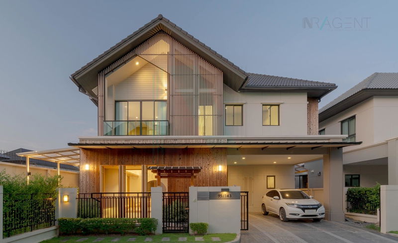 ขายบ้านเดี่ยว : 📌 ขายบ้านเดี่ยว โครงการ บางกอก บูเลอวาร์ด ศรีนครินทร์-บางนา 2 ชั้น 3 ห้องนอน 4 ห้องน้ำ