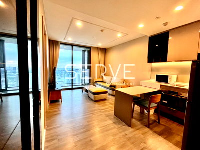 คอนโดให้เช่า : 🔥25K/Mo 1นอน ห้องกว้าง วิวแม่น้ำ สวยมาก ชั้นสูงสุด 40+ เฟอร์จัดเต็ม พร้อมอยู่ คอนโดทำเลดีมาก ติด MRT บางโพ @  333 Riverside 