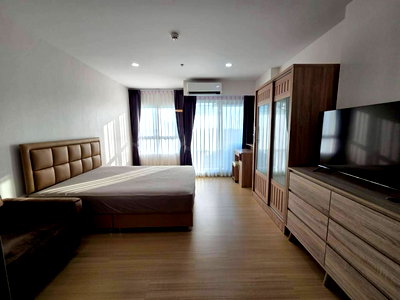 Condos for rent : PFD-07774 For rent Supalai Veranda Sukhumvit 117 resort style condo near BTS Pu Chao, studio room, width 29 sq m., good value.