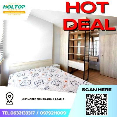 Condos for rent : #Z3985💥 060169 🔥 Condo for Rent: NUE Noble Srinakarin Lasalle