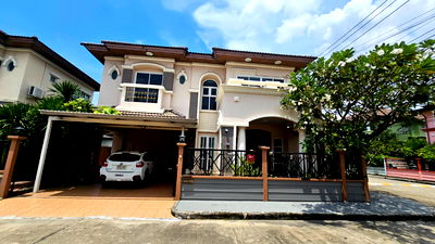 ขายบ้านเดี่ยว : ขายบ้านเดี่ยว หลังมุม ชิชากร แก้วอินทร์ บางใหญ่