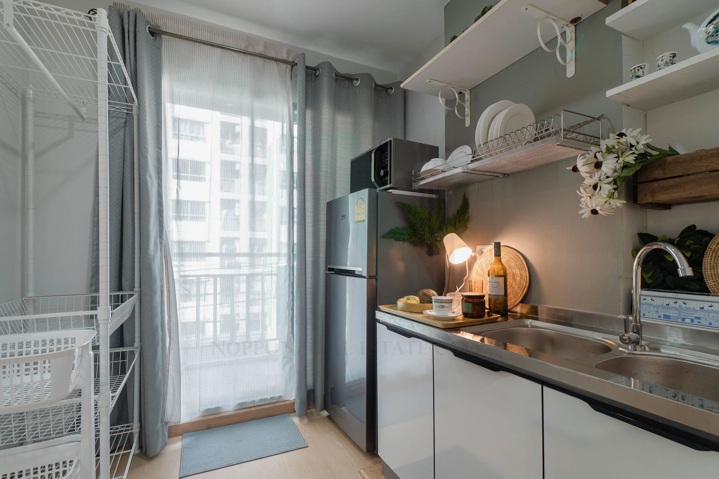 รูป ให้เช่าคอนโด ลุมพินี วิลล์ อ่อนนุช 46 อาคาร A ชั้น 4 1 ห้องนอน ขนาด 23.00 ตรม ใกล้ Seacon Square - รูปที่ 7/8