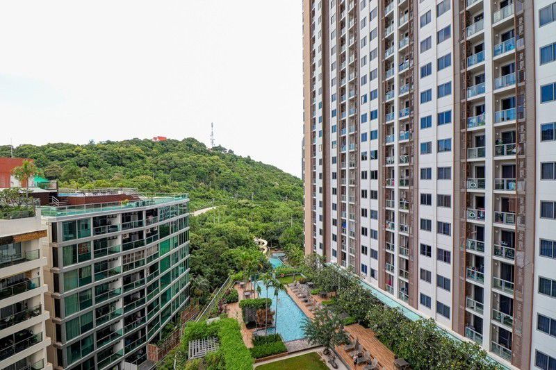 picture FQ🗺️KT0105📲LineID @556ryccg⛰️1Bedroom 34.5sqm Floor12 Fully furnished🏊Unixx South Pattaya, Phra Tamnak - 7/8