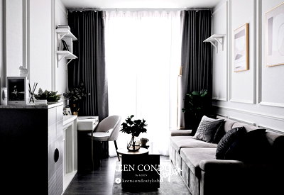 Condos for rent :  🟠For Rent River view and Corner Unit - 2 Bedroom, 49.25 Sq.m Condo at OKA Haus Sukhumvit 36