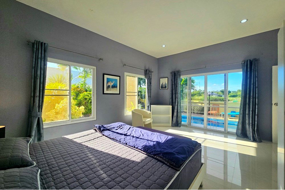 รูป [920601001-816] ขายพูลวิลล่าสุดหรู 2 ห้องนอน 2 ห้องน้ำ สระบัวและวิวภูเขา หัวหินซอย6 - รูปที่ 27/35