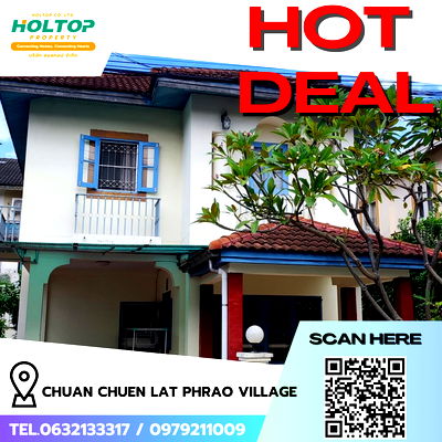 Houses for rent : #R8708 🎉 070169 House for Rent: Chuan Chuen Lat Phrao Village