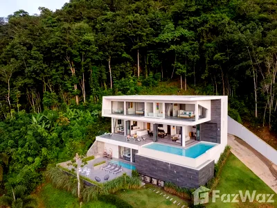 Houses for sale Thalang Phuket : Exclusive sea view pool villa in Yamu 5962810