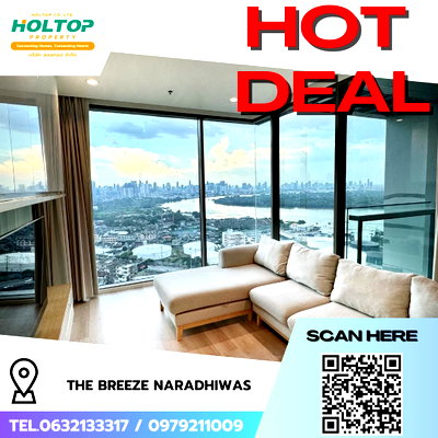 Condos for rent : #R8690 🎉 070169 Condo for Rent: The Breeze Naradhiwas