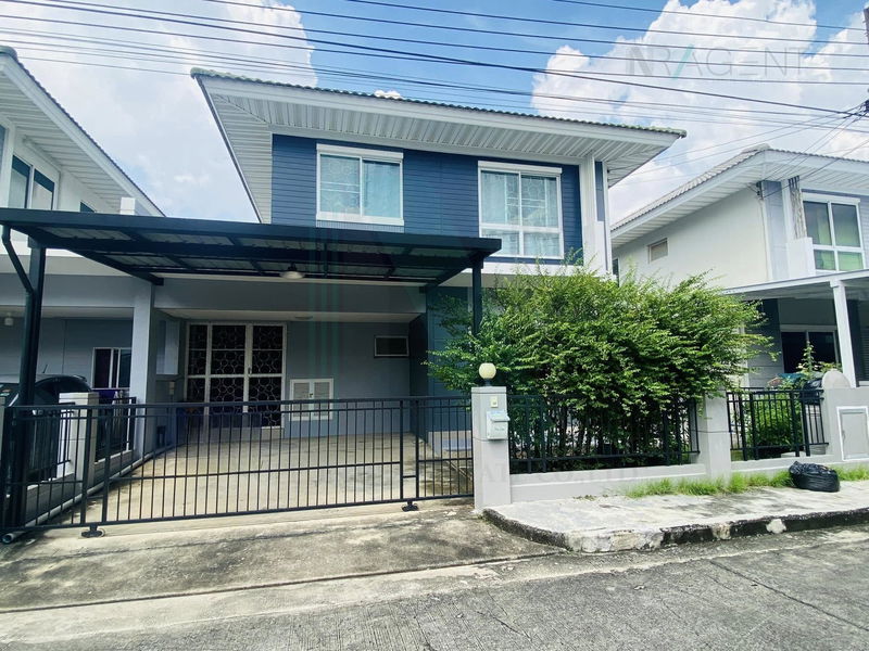 Houses for sale : 📌 For sale: Twin house, The Villa Ratthanathibet project, 2 floors, 3 bedrooms, 2 bathrooms