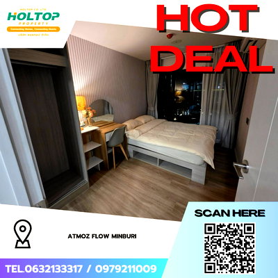Condos for rent : #Z3994💥 060169 🔥 Condo for Rent: Atmoz Flow Minburi