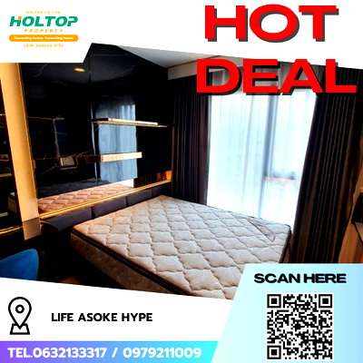 Condos for rent : #R8709 🎉 070169 Condo for Rent: Life Asoke Hype