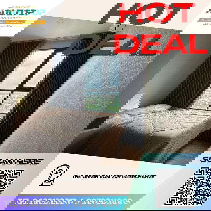 รูป #Z3979💥 060169 🔥ให้เช่าคอนโด The Origin Ram 209 Interchange - รูปที่ 1/10