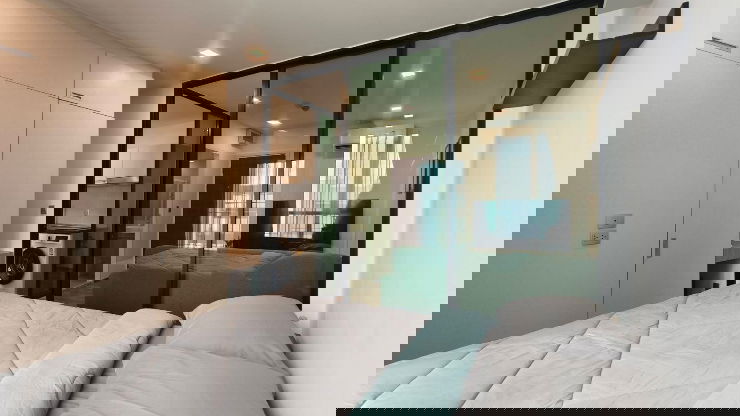 รูป Brown condo ติด bts สายหยุด ห้องใหญ่ - รูปที่ 6/20