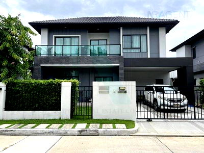 Houses for sale Siam Park : 📌 For Sell House GRAND BANGKOK BOULEVARD RAMINTRA-SERITHAI 2-floor 4 bedroom 3 bathroom