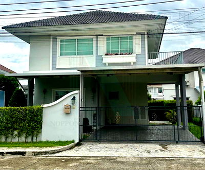 เช่าบ้านเดี่ยว ถนนร่มเกล้า : 📌 ให้เช่าบ้านเดี่ยว 2 ชั้น เพอร์เฟค พาร์ค สุวรรณภูมิ 3 ห้องนอน 3 ห้องน้ำ