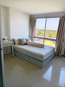 ให้เช่าคอนโด สวิฟท์ คอนโด ตึก D ชั้น 5 ขนาด 29 ตร.ม. ราคา 7,000 บาท ใกล้ ม.เอแบคบางนา