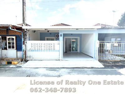 ขายทาวน์โฮม : ขายทาวน์เฮาส์ ชั้นเดียว หมู่บ้านอาสาเฮ้าส์ 5 ซอยกันตนา บางใหญ่ รีโนเวทใหม่ ราคา 1.4 ล้าน