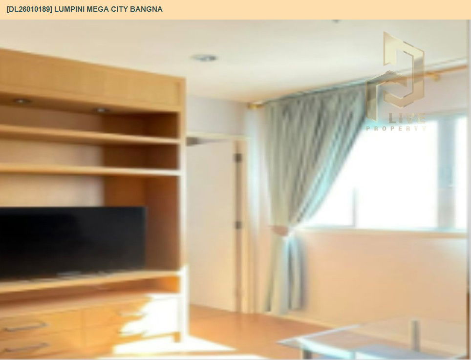 picture DL26010189 Condo for rent, Lumpini Mega city Bangna near BTS Bang Na, ready to move in, call urgently 0614453194 LineID @162cjixi - 4/14