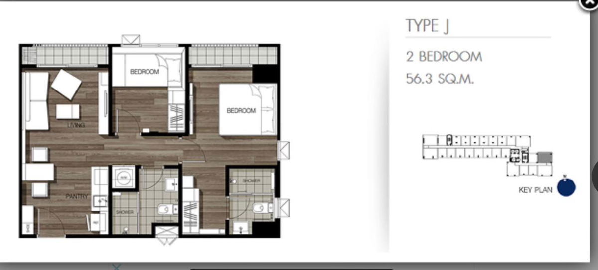 รูป ให้เช่า คอนโด เดอะคีย์ วุฒากาศ BTS วุฒากาศ BTS wutthakad 140 เมตร - รูปที่ 16/17