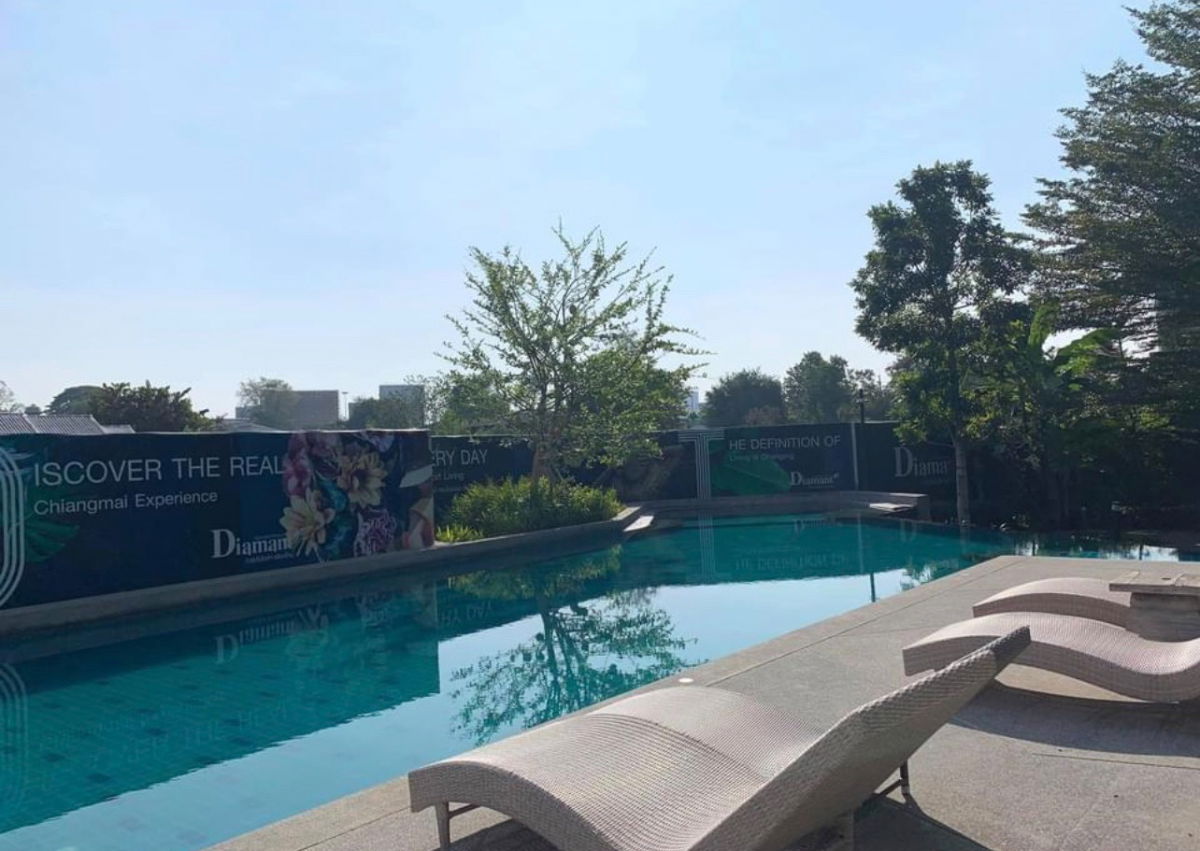 รูป ขายคอนโดใกล้เซ็นทรัลเชียงใหม่ ดิอามองต์ คอนโดมิเนียม วิวสระ ห้องสวยมาก โทร 082-389-9314 บู - รูปที่ 25/27