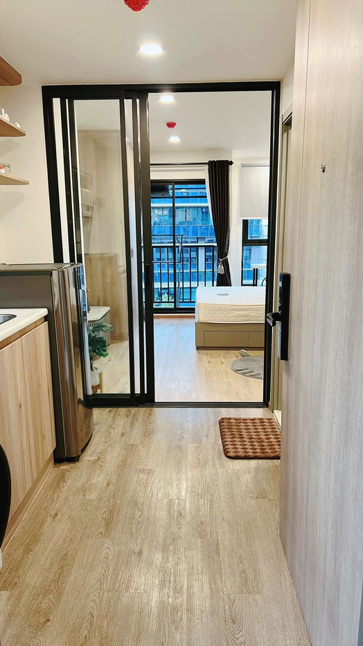 picture Oneder Kaset Condo for Rent | 11,000 THB/month | Quiet Corner Unit, Near 5 Transit Lines - 2/10