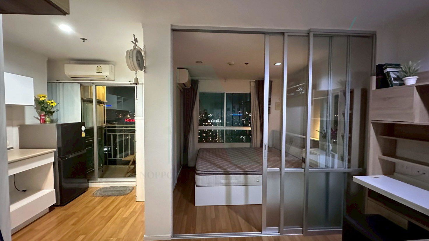 picture For Rent Condo LUMPINI PARK RAMA 9 - RATCHADA Building B, Floor 22,1 bed room, Room size 26 sqm - 6/8