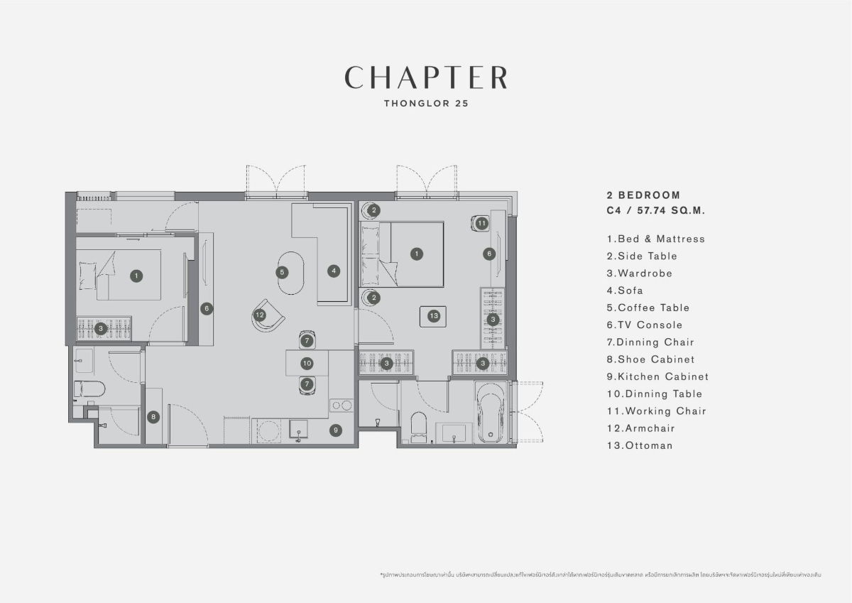 รูป SL147 ขายคอนโด Chapter Thonglor ทองหล่อ 25 ใกล้ BTS ทองหล่อ - รูปที่ 24/24