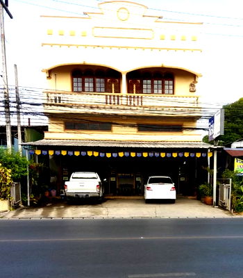 Shophouses for sale Muang Phuket Phuket : "Prime Location! 3-Story Double Shophouse for sale on Chao Fa East Rd. Just steps away from Palai Intersection!"