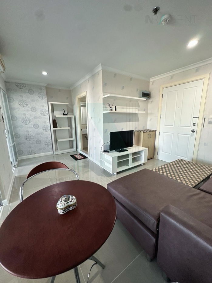 รูป ให้เช่าคอนโด ลุมพินี เพลส พระราม 9 - รัชดา อาคาร B ชั้น 19 1 ห้องนอน ขนาด 37.00 ตรม ใกล้ เซ็นทรัลพระราม 9 - รูปที่ 2/8