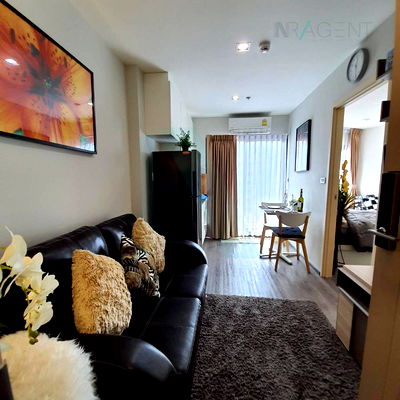 Condos for rent : For rent, Rich Park at Triple Station, 1 bedroom, 20th floor, near Airport link Huamark.