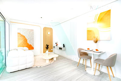 ขายคอนโด : ขายคอนโด แบงค์คอก ฮอไรซอน รามคำแหง อาคาร 1 ชั้น 18 1 ห้องนอน ขนาด 40 ตรม ใกล้ ม.รามคำแหง