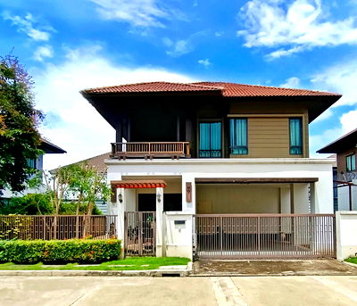 Houses for sale Mee Chok Plaza  : House for sale in the Setthasiri Sansai project, a quality community, only 4 minutes from Tonkla School.- SW003099