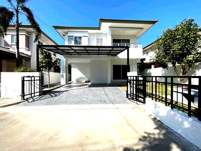 เช่าบ้านเดี่ยว แจส กรีน วิลเลจ คู้บอน : ให้เช่าบ้าน Saransiri Ramintra 2 (สราญสิริ รามอินทรา 2) 🏢 รหัสทรัพย์ | MA-H543