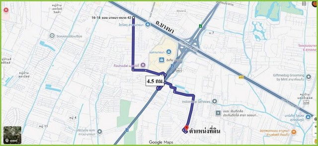 รูป ขายที่ดินราคาต่ำกว่าตลาด 199 ตรว. บางนาตราด ซ.มหาชัย ใกล้เมกะบางนา - รูปที่ 3/15