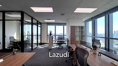 เช่าสำนักงาน เขตห้วยขวาง : สำนักงานทันสมัย 72 ตร.ม. วิวเมือง ชั้นสูง ย่านห้วยขวาง
