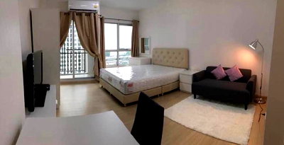 Condos for rent : Supalai Veranda Rama 9, studio, 30 sq m, fully furnished, 13,000 baht.