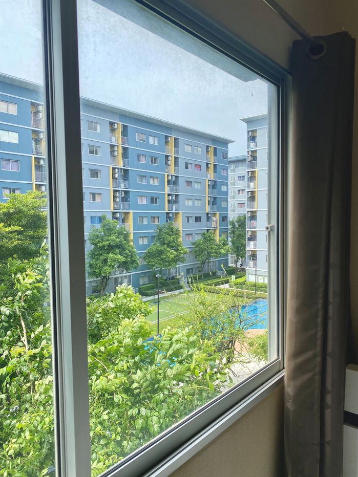 รูป ให้เช่า Plum Condo Park Rangsit เฟส 1 ชั้น 4 ตึก D ห้องสวย วิวสระ มีเครื่องซักผ้า เครื่องใช้ไฟฟ้าครบ - รูปที่ 3/15