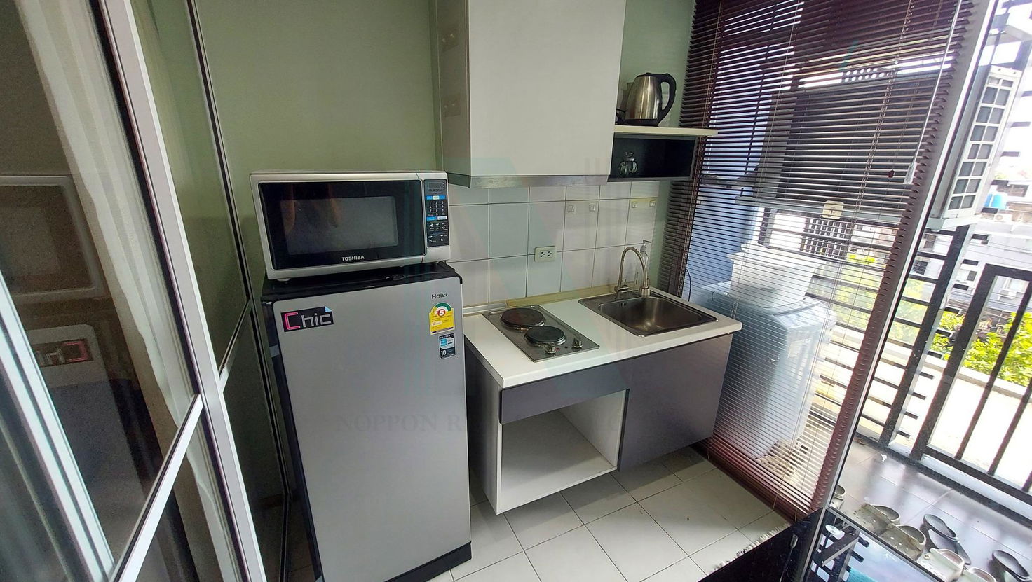 รูป 🚩 ให้เช่าคอนโด เดอะ เบส สุขุมวิท 77 อาคาร A ชั้น 6 1 ห้องนอน ขนาด 30.00 ตรม ใกล้ ศูนย์การค้ามาร์เก็ตพลัส - รูปที่ 6/8