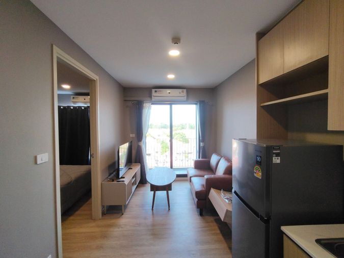 K1796ให้เช่า Chatpetch park condo โนนม่วง #ใกล้มหาวิทยาลัยขอนแก่น  📍ห้องขนาด 30 ตารางเมตร ตึก D ชั้น 5