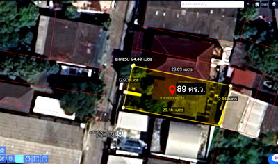 ที่ดิน MRT ลาดพร้าว 83 : ขายด่วน ที่ดินทำเลทองพร้อมสิ่งปลูกสร้าง (89 ตร.ว.) ซอยลาดพร้าว 93 เพียง 1 กม. ถึงรถไฟฟ้ามหาดไทย