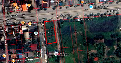 Land for sale Mahanakorn University Of Technology : Prime land for sale, right next to a 6-lane road! 300 sq.wa. (approximately 1200 sq.m.) of land for sale on the Liapwari-Nong Chok (Koo Khwa) road. 💎