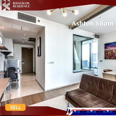 Condos for sale : 💥Don’t Miss Out!💥Rare High-Floor Unit with City View Ashton Silom 🚆 near Bts Chong nonsi