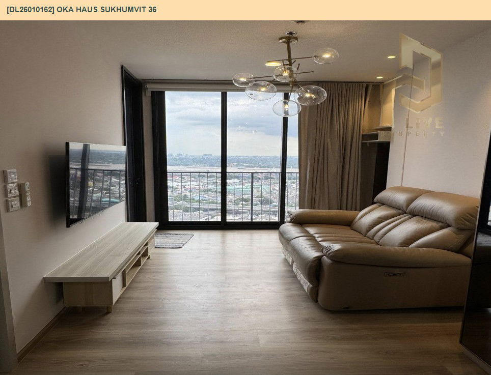 รูป DL26010162 ให้เช่าคอนโด โอกะ เฮาส์ สุขุมวิท 36 (OKA HAUS Sukhumvit 36) ใกล้ BTS ทองหล่อ พร้อมเข้าอยู่ โทรด่วน 0656133286 LineID @534wlwof - รูปที่ 3/11